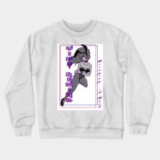 Analglyphic Bunny Girl Crewneck Sweatshirt